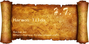 Harmos Tilda névjegykártya